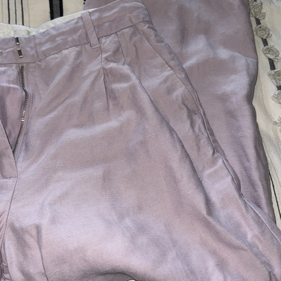 Aritzia linen cropped effortless pants - Picture 4 of 5